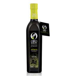 1.Aukščiausios kokybės pirmojo spaudimo alyvuogių aliejus Oro Bailen, Reserva familiar, Arbequina