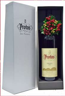 Raudonas vynas Protos  Magnum en caja de cartón