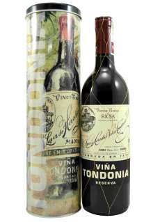 Raudonas vynas Viña Tondonia  - Estuche Lata
