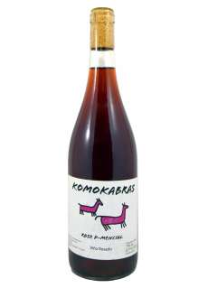 Rožinis vynas Komokabras Rose D-Mencial 